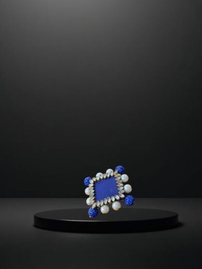 Blue ethnic ring