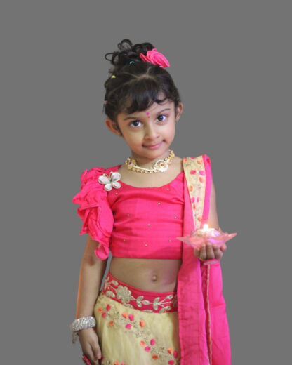 Pink ethnic wear for girls