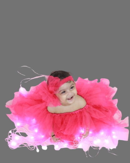 Red birthday special wear for girls