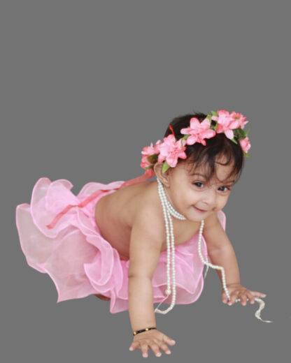 Pink birthday special wear for girls - Image 4