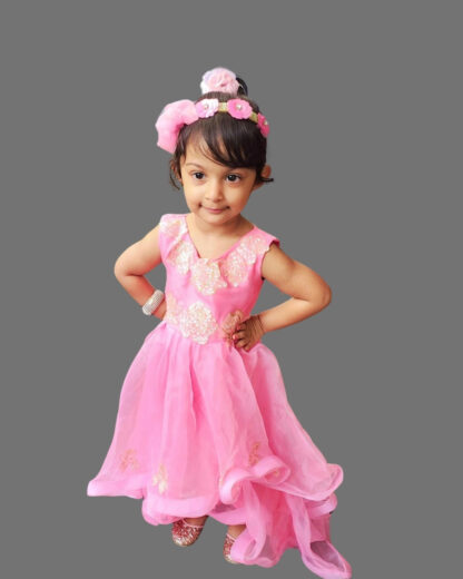 Pink party wear for girls