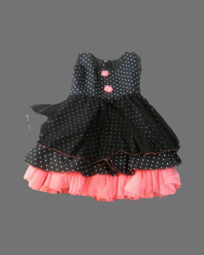 Black pink party wear for girls
