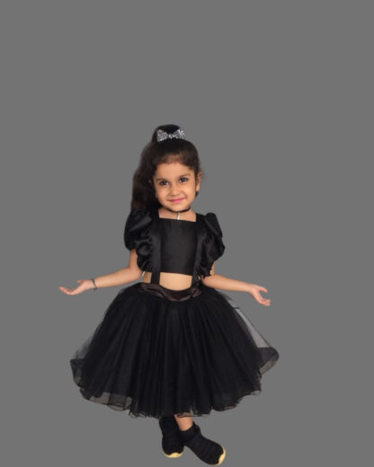 Black party wear for girls