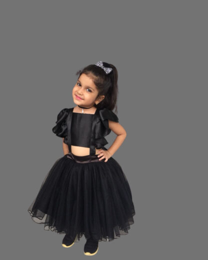 Black party wear for girls - Image 2