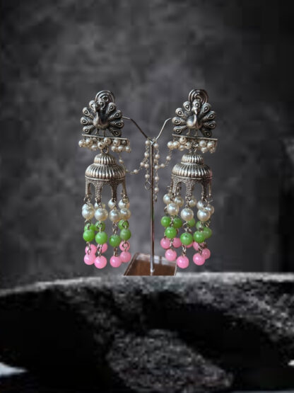 Tri colour jhumka - Image 3