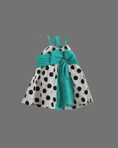 White green black party wear for girls