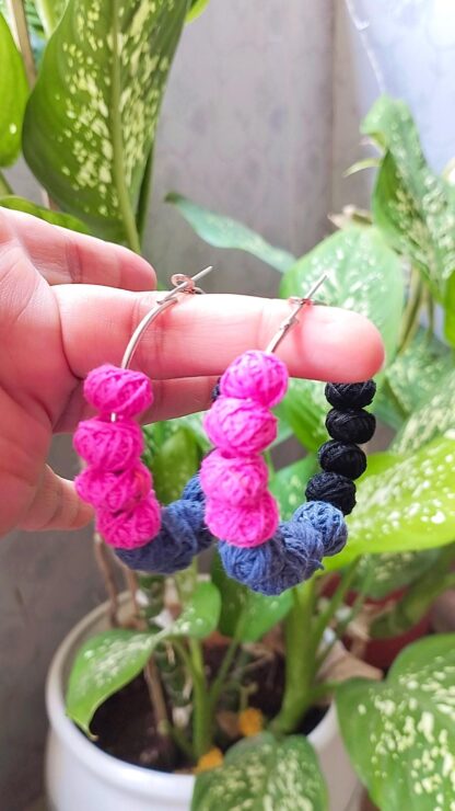 Multi colour western earrings - Image 3